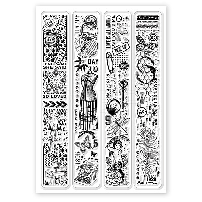 Custom PVC Plastic Clear Stamps DIY-WH0448-0375-1