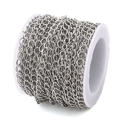 Brass Curb Chains KK-P304-02C-P-1