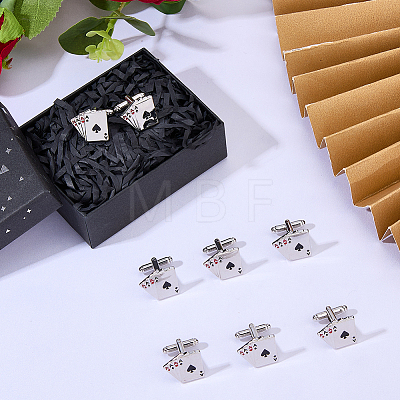 4 Pairs Alloy Cufflinks FIND-FH0018-14-1