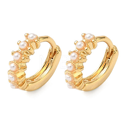 Brass Hoop Earrings EJEW-D337-14B-G-1