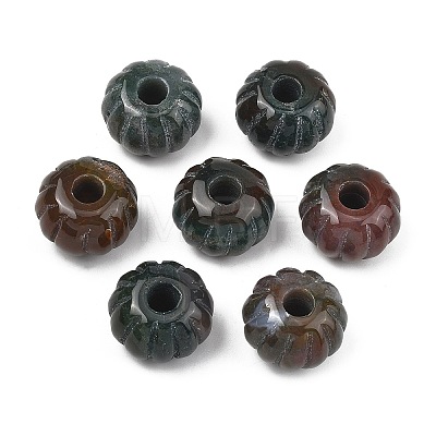 Natural Indian Agate Carved Beads GG-CBA02C4-07F-1