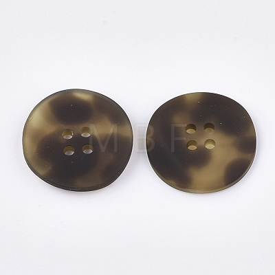 4-Hole Acrylic Buttons BUTT-T003-02B-1