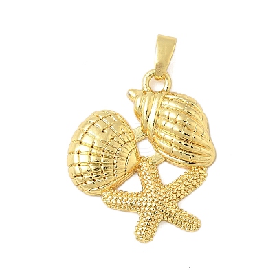 Brass Pendants KK-B139-21A-G-1