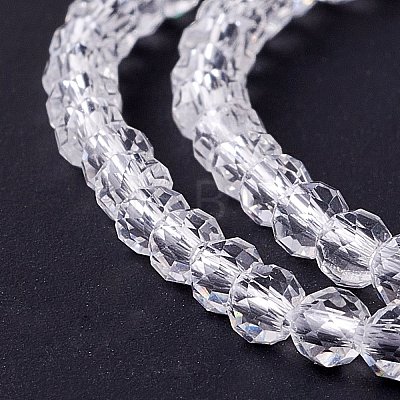Transparent Glass Beads Strands X-GLAA-C019-01B-06-1