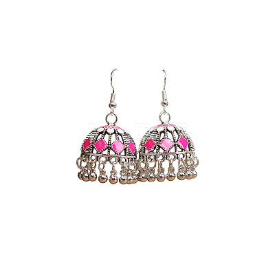 Bohemian Alloy Enamel Chandelier Earrings FS-WG337F9-03-1