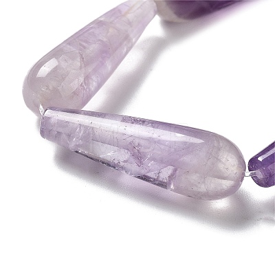 Natural Amethyst Beads Strands G-P528-H15-01-1