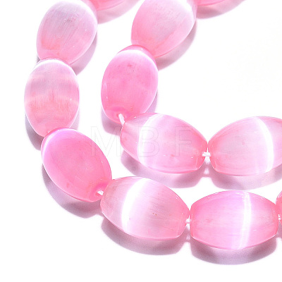 Dyed Natural Selenite Beads Strands G-T138-233H-1