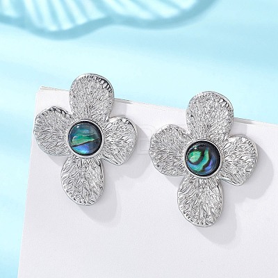 304 Stainless Steel Stud Earrings EJEW-JE06951-01-1