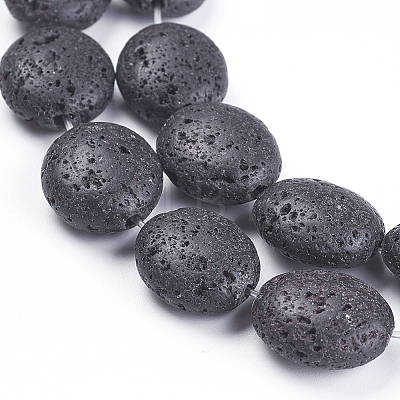 Natural Lava Rock Beads Strands X-G-F647-05-1