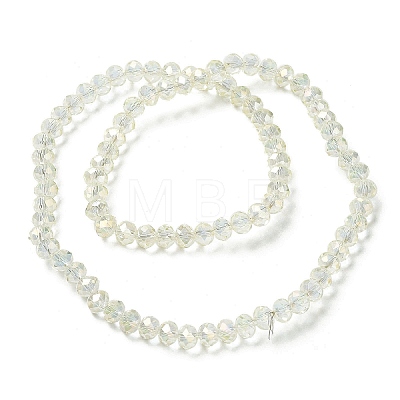 Electroplate Transparent Glass Beads Strands EGLA-A034-T2mm-T16-1