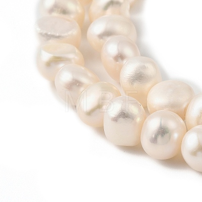 Natural Cultured Freshwater Pearl Beads Strands PEAR-P064-19J-04D-1