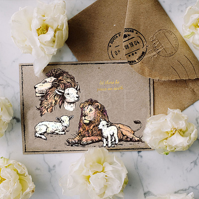 Custom PVC Plastic Clear Stamps DIY-WH0448-0162-1