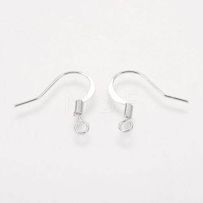 Brass French Earring Hooks KK-Q366-S-NF-1