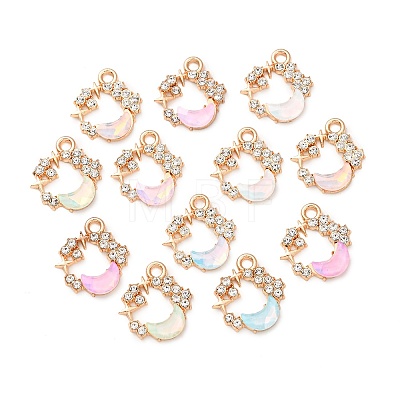 Alloy Glass Pendants FIND-K030-16G-1