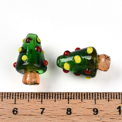 Handmade Lampwork Bumpy Beads LAMP-T022-02A-04-1