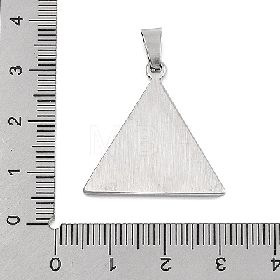 304 Stainless Steel Pendants STAS-D112-09AS-1