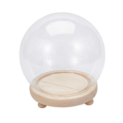 Glass Dome Cover AJEW-WH0401-76B-1