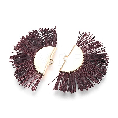 Nylon Tassel Pendants KK-F755-28G-06-NF-1