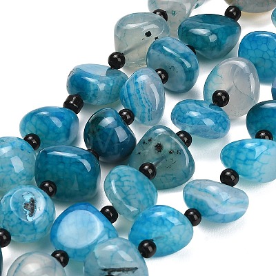 Natural Dragon Veins Agate Beads Strands GG-L001-I01-01E-1