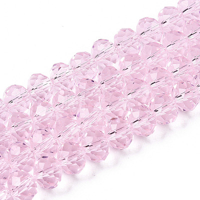 Glass Beads Strands EGLA-A034-T8mm-D10-1