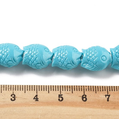 Synthetic Coral Carved Beads Strands CORA-C003-13B-04-1