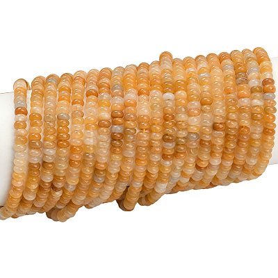 2 Strands Natural Topaz Jade Beads Strands G-PA0001-24B-1