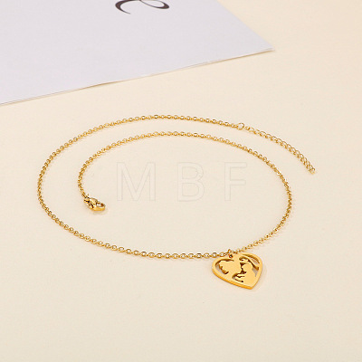Mother's Day 304 Stainless Steel Necklaces WG8B3FE-01-1