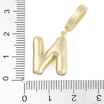 Brass Micro Pave Clear Cubic Zirconia Pendants KK-M289-01N-G-1