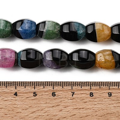 Natural Agate Beads Strands G-F820-C01-01-1
