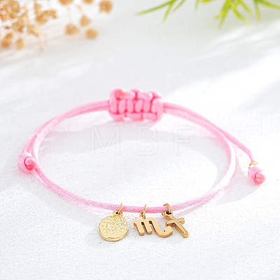 Brass Constellation Cross Charm Bracelets IC8656-10-1