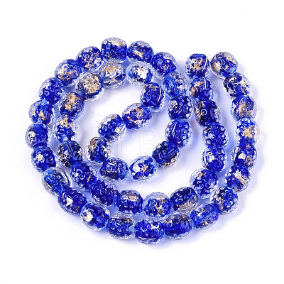 Handmade Lampwork Beads FOIL-T007-03E-1
