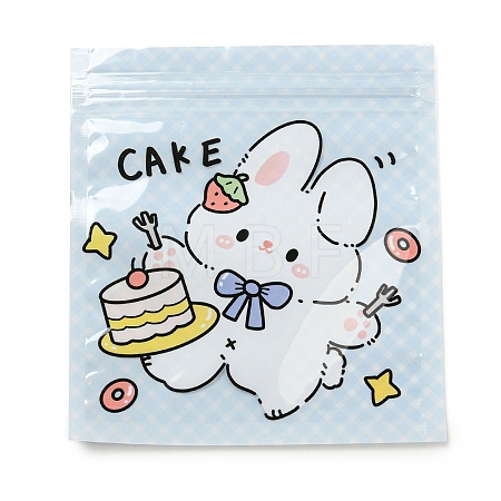 Square Plastic Packaging Resealable Bags OPP-K001-04B-1