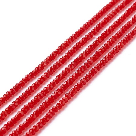 Transparent Glass Beads Strands X-GLAA-C019-01A-16-1
