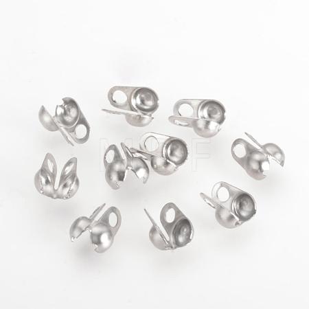 Tarnish Resistant 304 Stainless Steel Bead Tips STAS-Q210-89-1