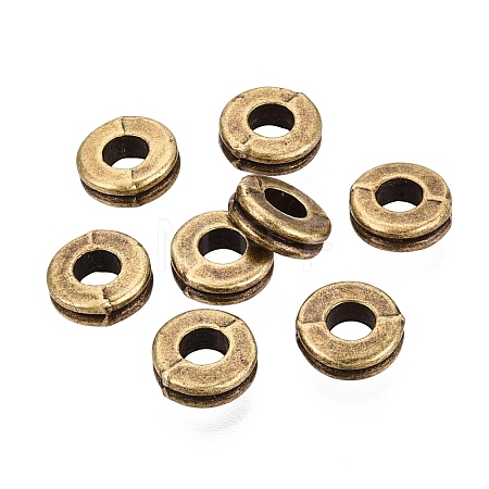 Tibetan Style Alloy Spacer Beads X-TIBE-Q063-53AB-NR-1
