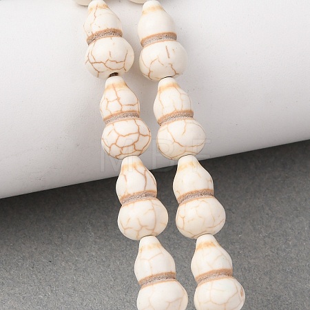 Synthetic Turquoise Dyed Beads Strands G-B184-B01-02-1