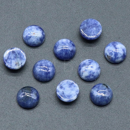 Natural Blue Spot Jasper Cabochons PW-WG51238-07-1