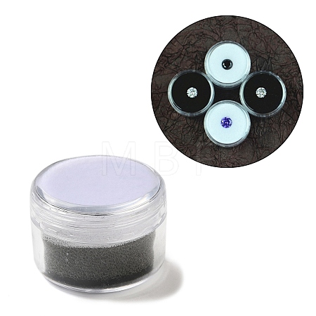 Column Plastic Loose Diamond Storage Screw Top Foam Gem Jars CON-NH0001-03A-1