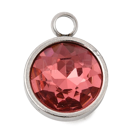 Birthstone Theme July 304 Stainless Steel Pendants STAS-G082-17P-07-1