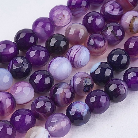 Natural Madagascar Agate Beads Strands X-G-N213B-61-1