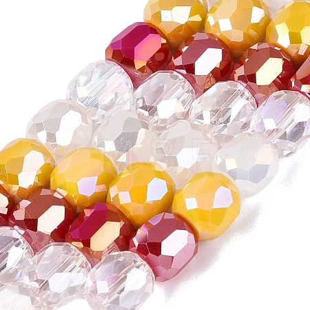 Electroplate Mixed Styles Glass Beads Strands EGLA-N022-13A-A05-1