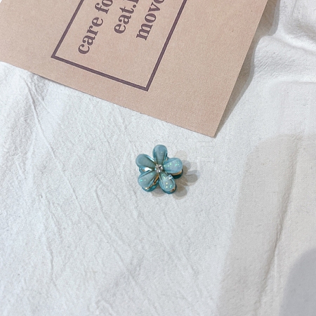 Plastic Flower Claw Hair Clips PW-WGF255D-02-1