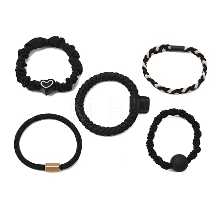 Polyester Elastic Hair Accessories AJEW-Z049-03-1