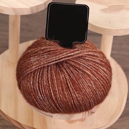 Sparkly Fuzzy Mohair Glitter Yarn PW-WG4F9B3-18-1