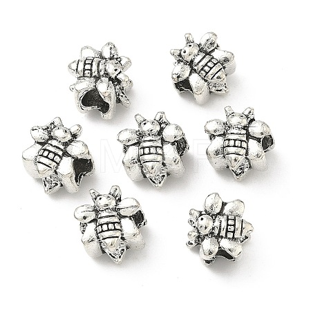 Alloy European Beads X-PALLOY-S079-078AS-1