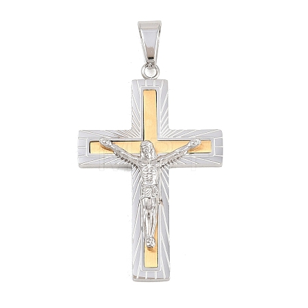 304 Stainless Steel Pendants STAS-B137-08PG-1