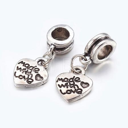 Alloy European Dangle Charms X-PALLOY-JF00001-15-1