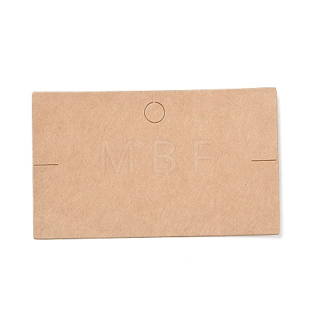 Blank Kraft Paper Bracelet Display Card X-CDIS-G005-15-1