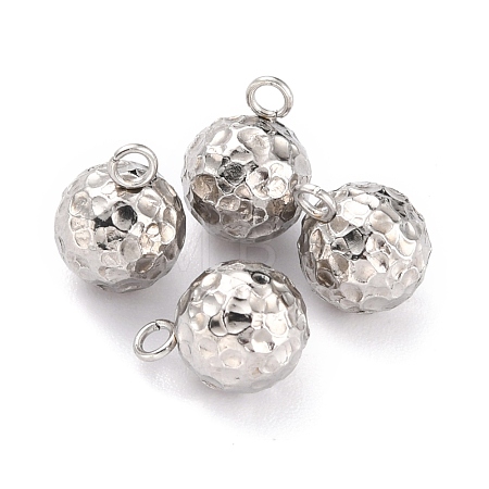 Tarnish Resistant 304 Stainless Steel Charms STAS-O147-03C-P-1