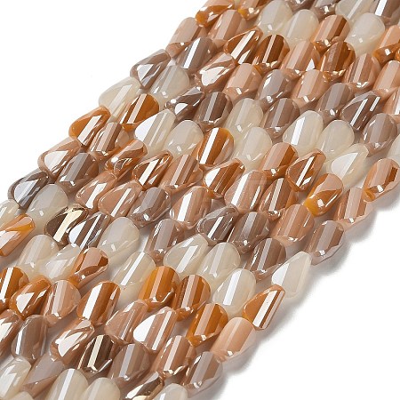 Electroplate Glass Beads Strands EGLA-P065-01A-03-1